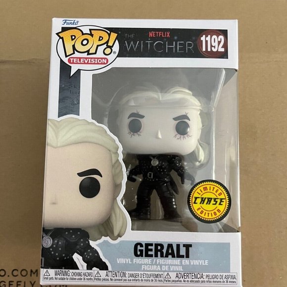 Funko Pop! The Witcher Geralt ~ #1192 ~ Ltd Ed CHASE ~ Brand New In Box! - Picture 3 of 6